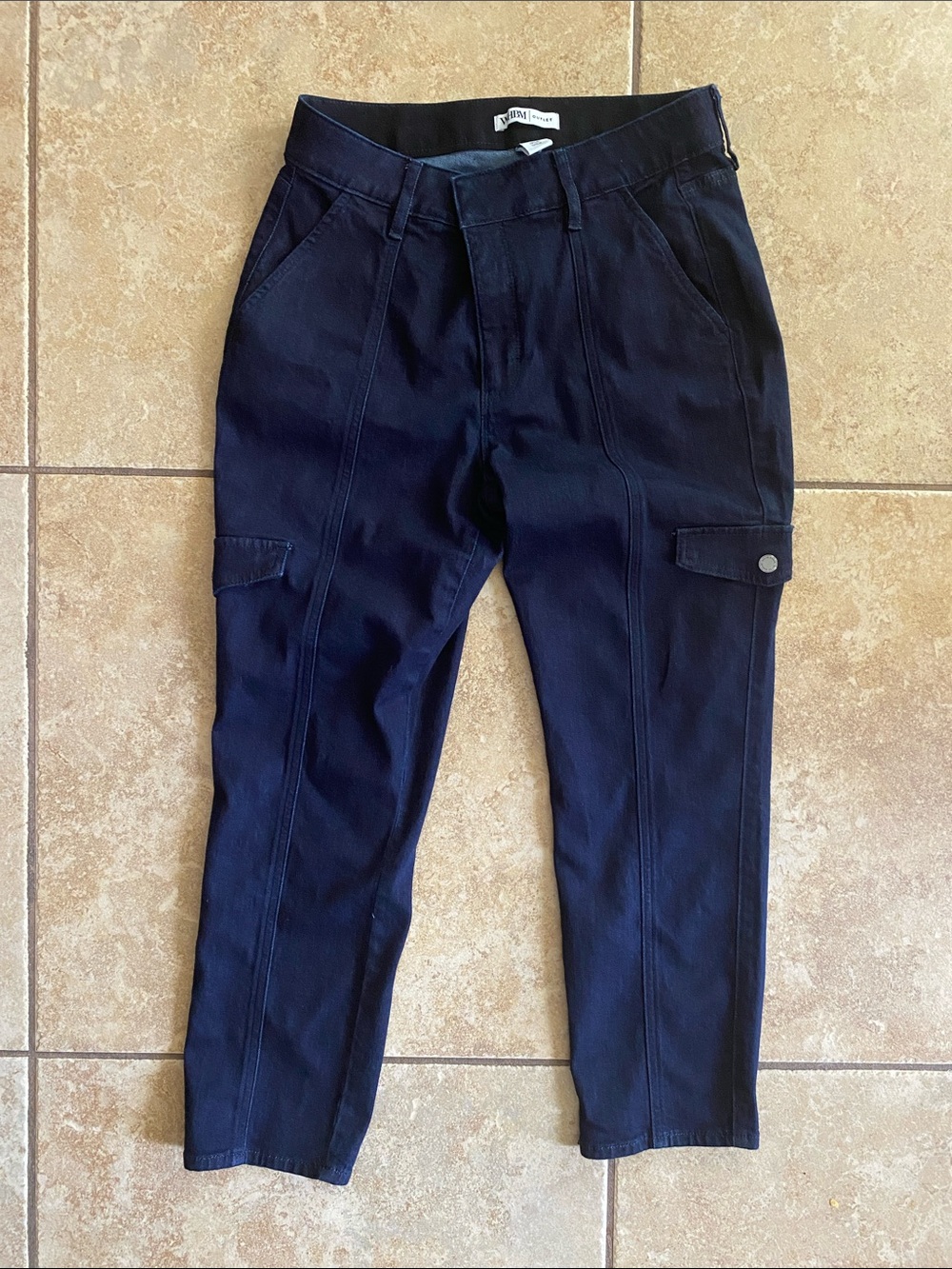 White House Black Market Outlet Denim Jeans  Cargo Size 8